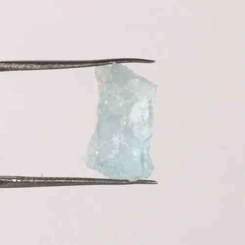 Vista 2 de GEMHUB Aguamarina azul natural aprox. 6.00 Ct. piedra de aguamarina áspera extraída de la tierra para joyería, Gema, Brasil - Aguamarina