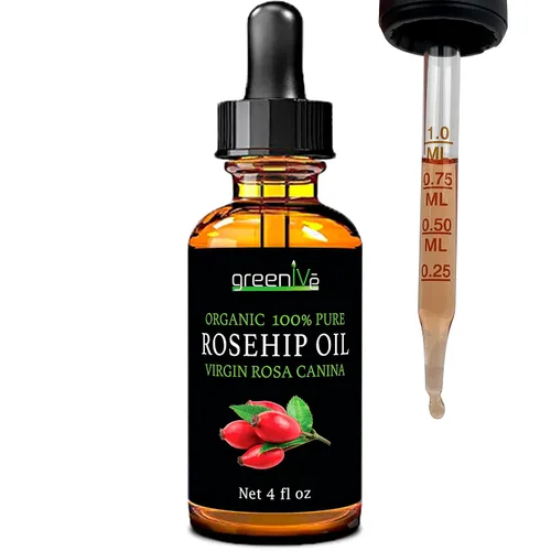 Vista 13 de GreenIVe Aceite de rosa mosqueta Rosa Canina 100% puro prensado en frío aceite virgen gotero de vidrio fácil aplicación (2 onzas líquidas)