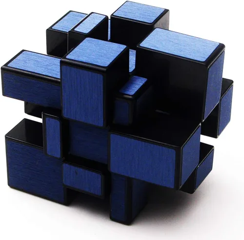 Vista 8 de TANCH Cubo mágico espejo de 3 x 3 velocidades, rompecabezas, juguete para niños y adultos, color dorado.. dorado 3x3