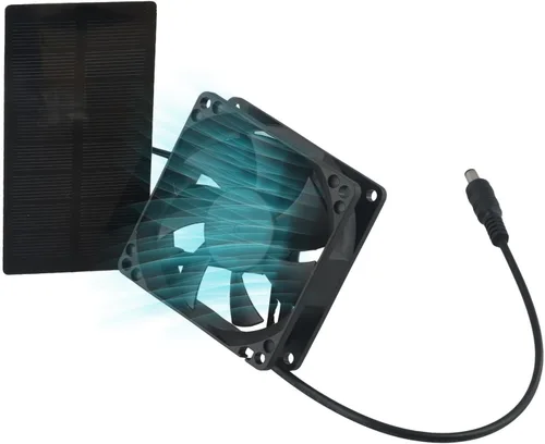 Vista 6 de Kit de ventilador de ventilación solar 10W, ventilador de panel