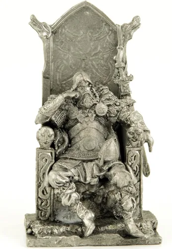 Vista 15 de Jarl escandinavo vikingo, norte, escultura de metal de los siglos 9-10. Colección 2.126 in (escala 1/32) figurita miniatura. soldados de juguete