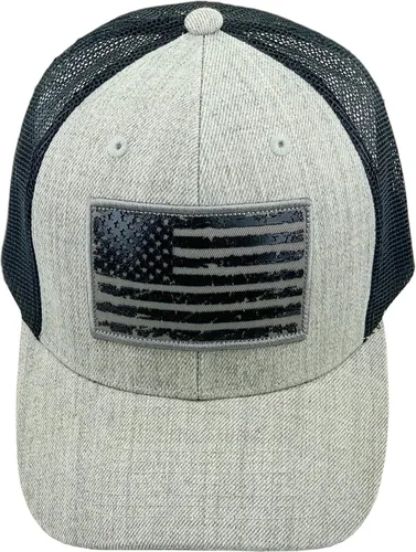 Vista 205 de KBETHOS Tactical Operator Collection USA Fishing Mesh Ballcap Flag Patch America Outdoors Trucker Baseball Cap