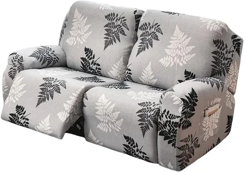 Vista 14 de Fundas elásticas para sillas reclinables, 4 piezas, fundas estampadas Lazyboy para sillón reclinable Lazyboy, funda de elastano suave para silla