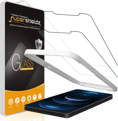 Vista 13 de Supershieldz Protector de pantalla de vidrio templado diseñado para iPhone 11 Pro, iPhone Xs y X (5.8 pulgadas), bandeja de fácil instalación