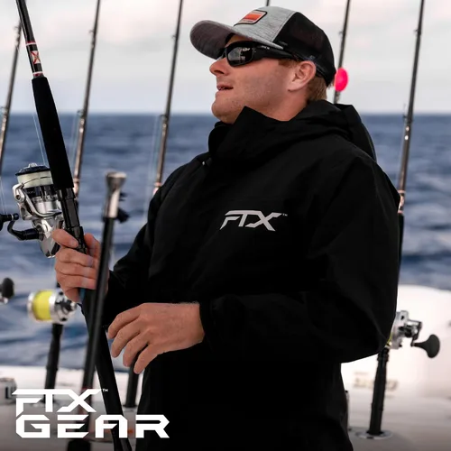 Vista 2 de [Usado] FROGG TOGGS FTX Armor Premium - Chaqueta impermeable para lluvia, pesca/pescadores para hombre