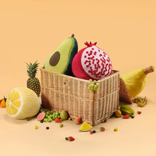 Vista 6 de Phantoscope Almohada Decorativa con Forma de Aguacate, Divertida Decoración del Hogar de Cojines con Forma de Frutas, Almohada Decorativa