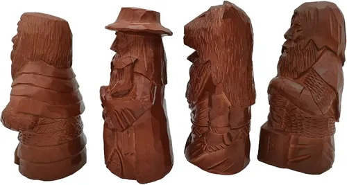 Vista 6 de Estatua de los dioses nórdicos Odin Thor Tyr Ulfhednar, estatuas de mitología vikinga nórdica, decoración pagana nórdica para el hogar, oficina