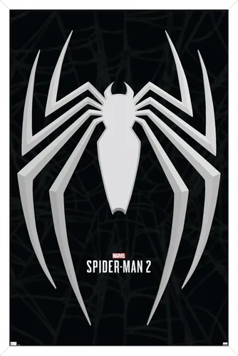 Vista 13 de Trends International Marvel's Spider-Man 2 - Póster de pared con icono de Peter Parker, 22.4 pulgadas de largo x 14.7 pulgadas de ancho, versión