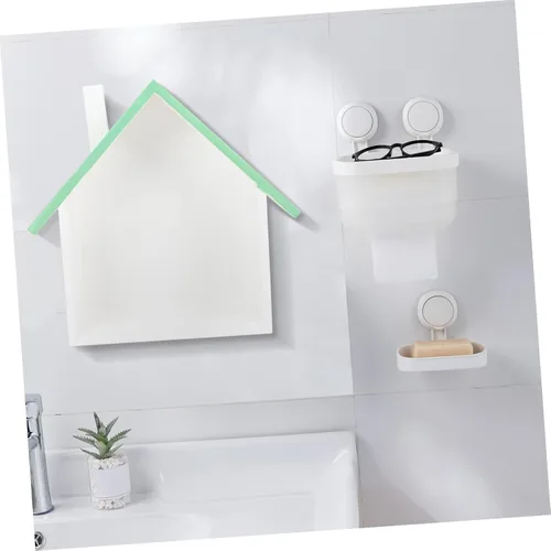 Vista 8 de Hemoton Estantes flotantes únicos de madera para decoración de pared, estante multifuncional para decoración del hogar