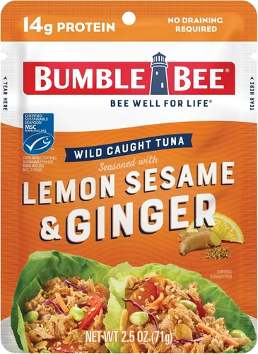 Vista 13 de Bumble Bee - Bolsa de atún sazonado con ajo asado y hierbas, 2.5 onzas