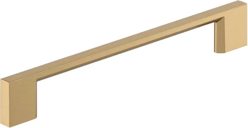 Vista 8 de Amerock 10BX37131CZ Tirador de gabinete Champán Bronce 3-3/4 pulgadas (96mm) de centro a centro Paquete de 10 unidades Cityscape Herrajes