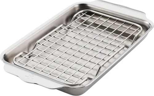 Vista 10 de Hestan Provisions OvenBond - Sartén mediana de acero inoxidable con revestimiento triple de 12 x 15 pulgadas