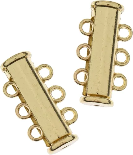 Vista 28 de John Bead Beadwork Findings - Colgante dorado (3 unidades)