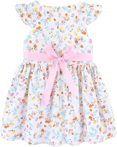 Vista 2 de Mud Kingdom Little Girls Summer Dress Sleeveless Cute Floral