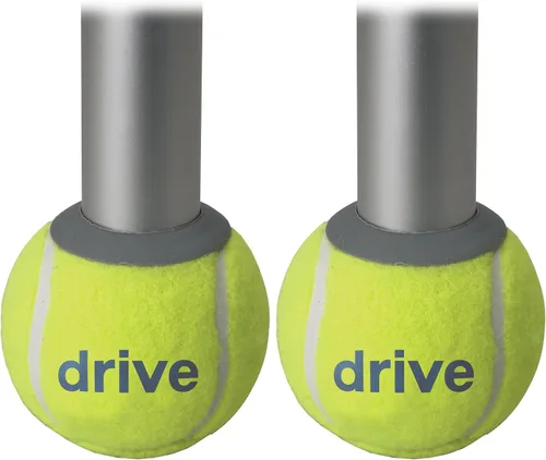 Vista 4 de Drive Medical 10121 Walker - Pelotas de tenis, color amarillo