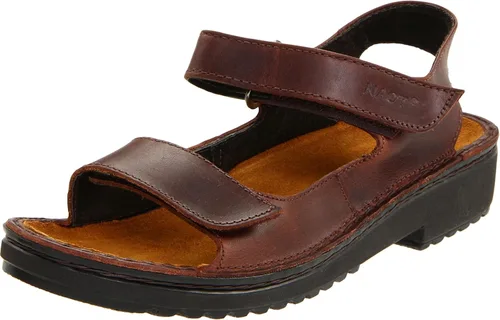 Vista 2 de Naot Sandalias de cuña Karenna para mujer Negro