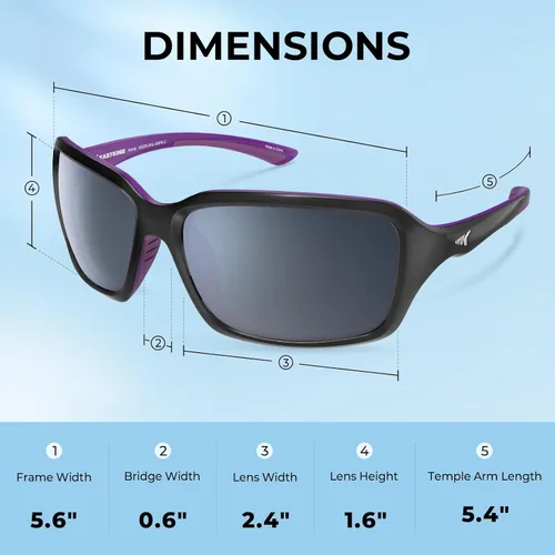 Vista 6 de KastKing Atlanta - Anteojos de sol deportivos polarizados para hombres y mujeres, ideales para conducir pesca, ciclismo y correr, protección UV