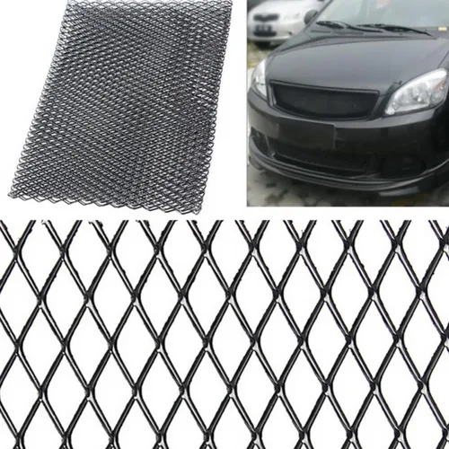 Vista 8 de Universal Aluminum Alloy Automotive Grille Mesh Sheet 40x13 Inch