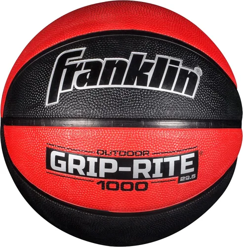 Vista 3 de Franklin Sports Grip-Rite 1000 - Baloncesto juvenil duradero de tamaño junior para escuela, campamento, práctica en casa, uso en interiores