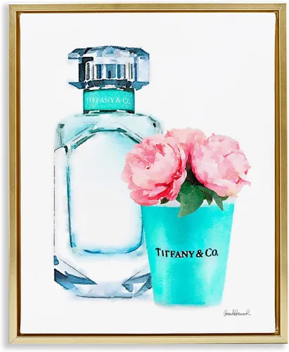 Vista 29 de Chic Shoes Glam Bookstack, 16 x 20 Inch Canvas in Floater Frame Stupell Industries · By Amanda Greenwood · Ready to hang · Fashion forward gift