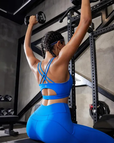 Vista 134 de Brasieres deportivos para mujer, con relleno, tipo camiseta sin mangas, sexis, con espalda cruzada, de alto impacto, largos, ideales para practicar