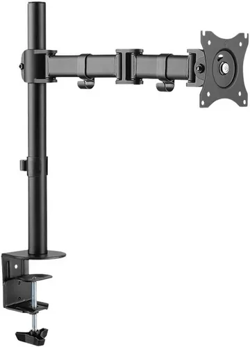 Vista 16 de Logilink BP0077 Soporte de escritorio para monitor dual (2 vías) (13-27 pulgadas), brazo 13.465 in negro