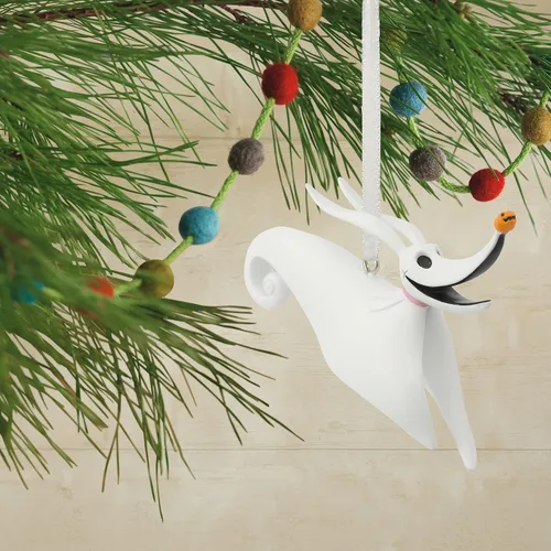 Vista 6 de Hallmark Disney Tim Burton's The Nightmare Before Christmas Zero Christmas Adorno de Navidad, multicolor (0002HCM9436)