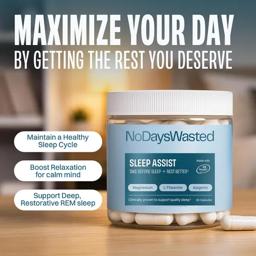 Vista 2 de Suplemento de magnesio para dormir, treonato de magnesio, bisglicinato de magnesio quelado, L-teanina y apigenina, ayuda para dormir, potente mezcla