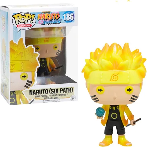 Vista 2 de Funko 12999 Pop! Animación: Naruto puden - Naruto (Six Path) (Edición especial brillando en la oscuridad) #186