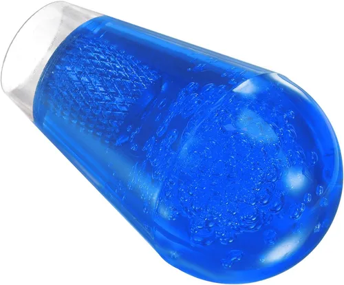 Vista 5 de uxcell Ellipse Oval Joystick Head Rocker Ball Top Handle Arcade Game Reemplazo Azul