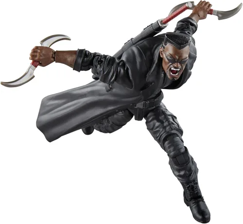 Vista 5 de Hasbro Marvel Legends Series Blade, figuras de acción coleccionables de cómics de 15.2 cm de Caballeros, figuras de acción de Legends