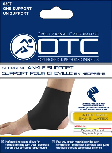 Vista 8 de OTC Tobillera, estilo sin cordones, neopreno, talla S