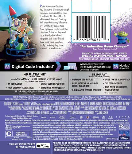 Vista 2 de Toy Story Feature 4K UHD