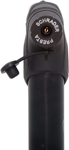 Vista 4 de Planet Bike Micromite 2.0 mini bomba de bicicleta, Negro