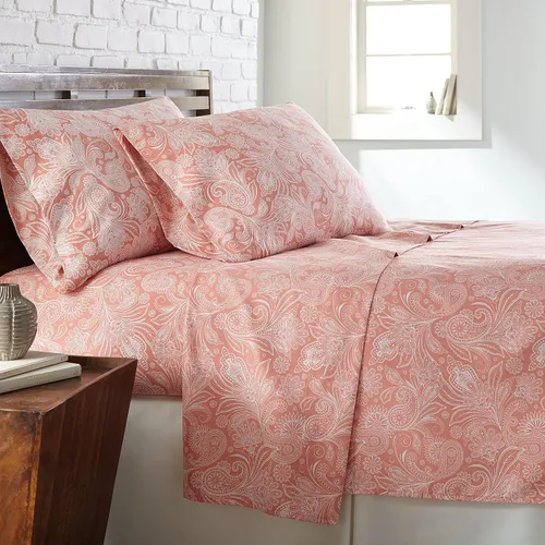 Vista 283 de Southshore Fine Living, Inc. Colección Winter Brush, juego de sábanas de 3 piezas para cama individual, sábana bajera con bolsillo profundo de 14