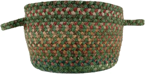 Vista 79 de Capel American Heritage Barn Blue Alfombra Trenzada de Cesta de 0' 12" Azul granero