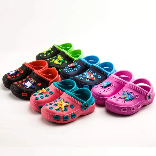 Vista 6 de Babelvit Toddler Kids Boys Girls Cute Garden Clogs Water Sandals Slip On Shoes Slides Light Summer Children Beach Pool Play Slipper