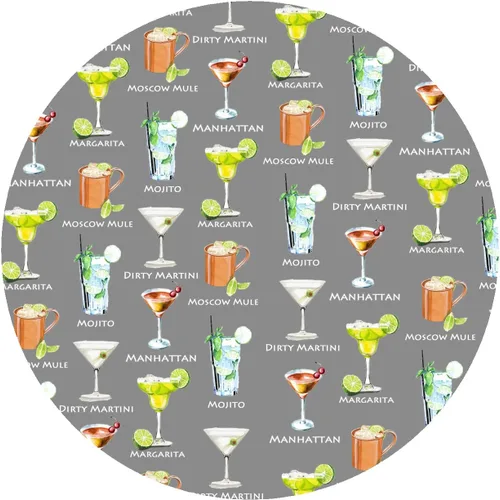 Vista 6 de Andreas - Salvamanteles de silicona para vino, antideslizante, 8 pulgadas, soporte para ollas/almohadilla caliente, 100% algodón, apto
