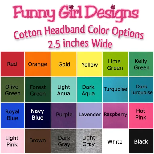 Vista 3 de Funny Girl Designs Personalizado Monograma Bordado Voleibol Parche Algodón Elástico Diadema