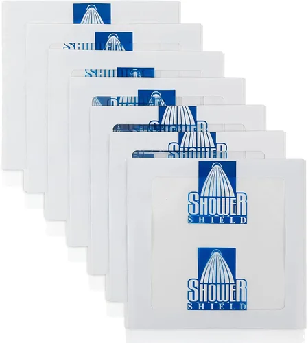 Vista 2 de Shower Shield Barrera de Agua 4"x4" Cubierta para Catéter/Línea PICC Paquete de 1 Semana (7 Shower Shields)