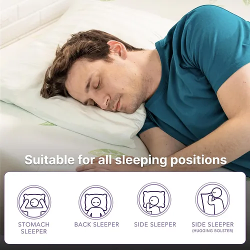 Vista 5 de NapQueen Individual, colchón de espuma viscoelástica de 6 pulgadas con té verde Anula, cama en caja, certificado CertiPUR-US