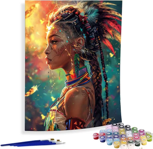 Vista 9 de Diymood Pintura por números para adultos, barco, pintura al óleo náutica acrílica por números, kits para niños y adultos principiantes