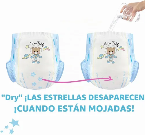 Vista 2 de Littleforbig Pañales impresos para adultos, 10 piezas, Astro Babies (M 28-38 pulgadas)