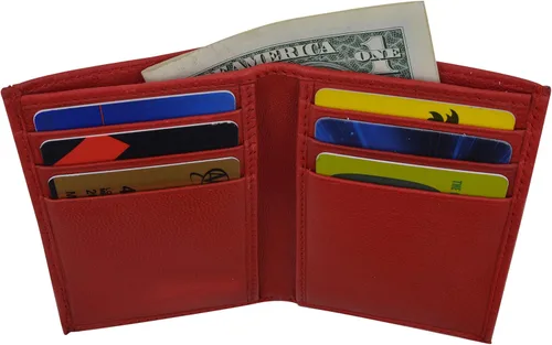 Vista 3 de Billetera de piel auténtica para hombre