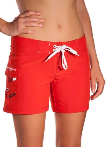 Vista 15 de Maui Rippers - Pantalones cortos de natación para mujer, elástico en 4 direcciones, 5 pulgadas Tapa Negra