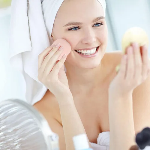 Vista 6 de BTYMS 10 piezas de esponja de maquillaje licuadoras esponjas de belleza en forma de huevo esponja de mezcla aplicador de base esponjas cosméticas 10