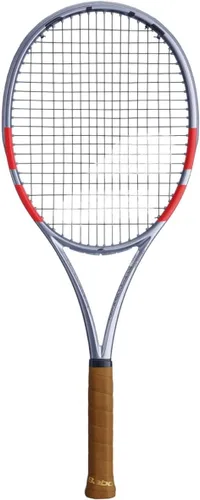 Vista 2 de Babolat Pure Strike - Raqueta de tenis de 4ª generación 97 X2 (gris carbón) con cuerda de tu elección