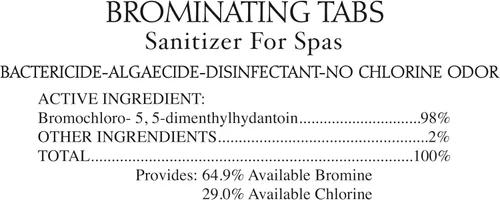 Vista 5 de SpaChoice 472-3-3001A Tabletas de bromo para bañera de hidromasaje de spa, 1.5 libras, con bromuro de sodio de 1 libra