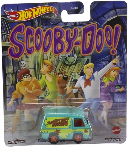 Vista 4 de Hot Wheels Scooby Doo DieCast Caja Mistery Machine - Escala 1:25.2 in HCP18 - Multicolor