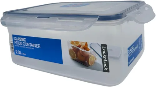 Vista 3 de LOCK & LOCK - Recipiente rectangular para alimentos, alto, 9.6 tazas, 78 onzas líquidas